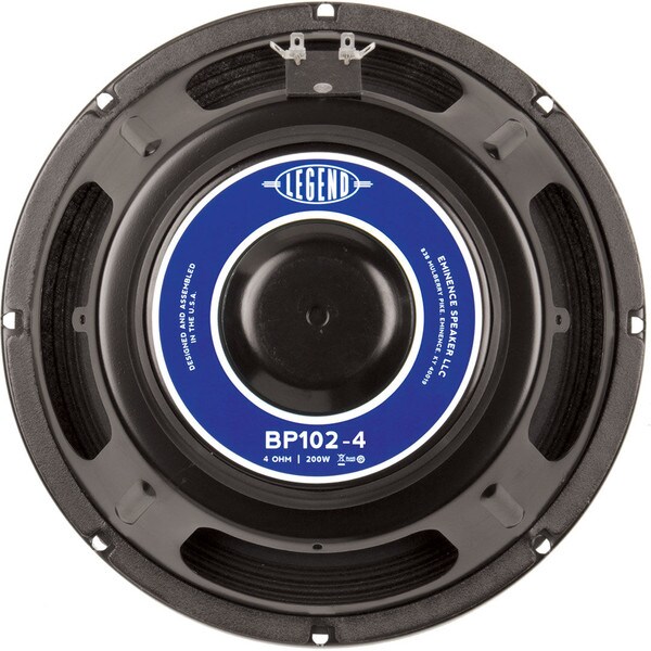 Main product image for Eminence Legend BP102-4 10" Bass Guitar Driver 4 Ohm 290-470